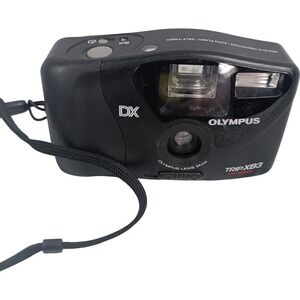 Olympus Trip XB3 Big Finder Black 34mm Lens Built in Flash Film Shoot Camera if